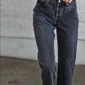 Black high waist jeans